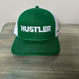 Green and White Hustler Cap